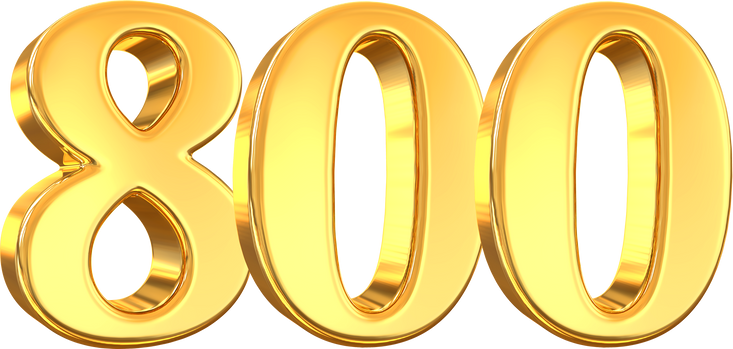 800 Golden Number